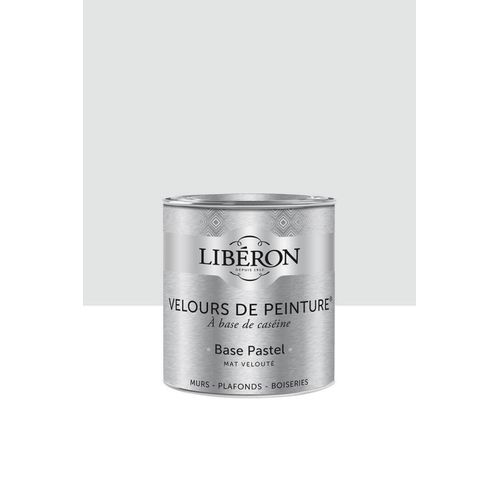 Peinture multisupport murs, plafonds et boiseries Velours de peinture blanc camélia Libéron 0,5L