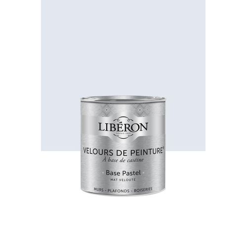 Peinture multisupport murs, plafonds et boiseries Velours de peinture blanc de meudon Libéron 0,5L