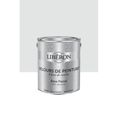Peinture multisupport murs, plafonds et boiseries Velours de peinture blanc camélia Libéron 2,5L