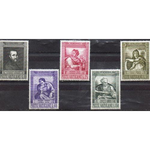 Vatican Timbres Michel-Ange 1964