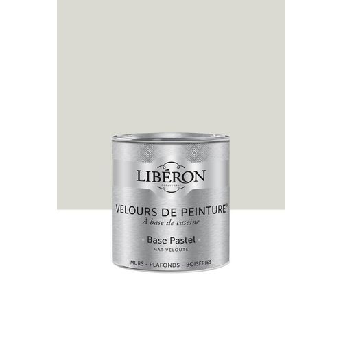 Peinture multisupport murs, plafonds et boiseries Velours de peinture beige monnaie du pape Libéron 0,5L