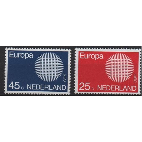 Pays-Bas Timbres Europa 1970