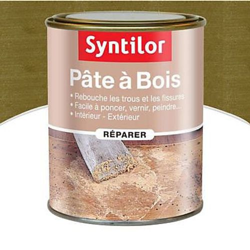 Pâte à bois Chêne moyen 250g Syntilor