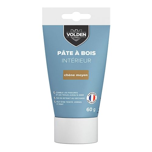 Pâte à bois intérieur Volden chêne moyen 60g