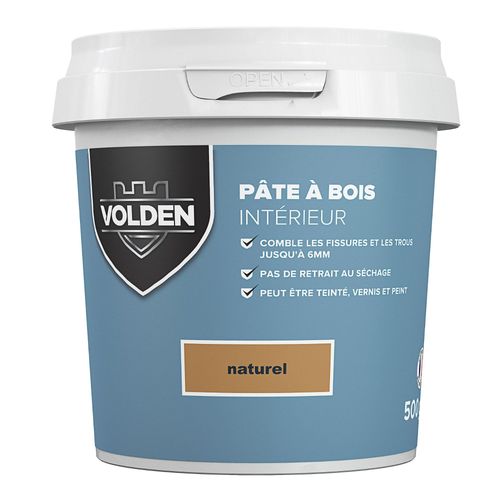 Pâte à bois intérieur Volden chêne naturel 500g