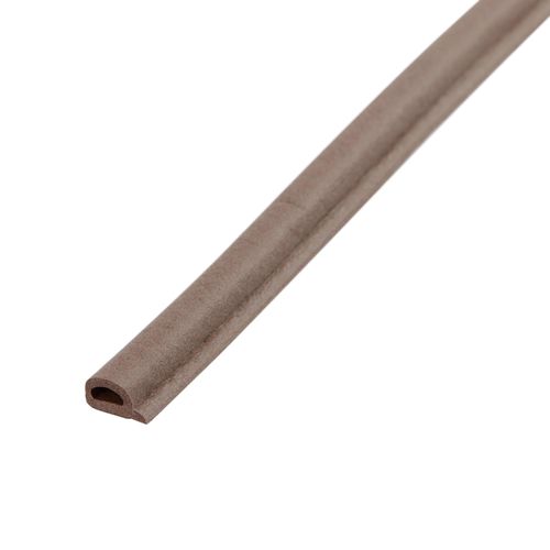 Joint caoutchouc adhésif profil P Volden marron L.6 m