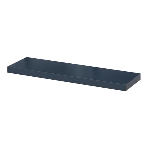 Tablette Murale Avec Fixation Invisible Goodhome Cusko Bleu Foncé 80 Cm