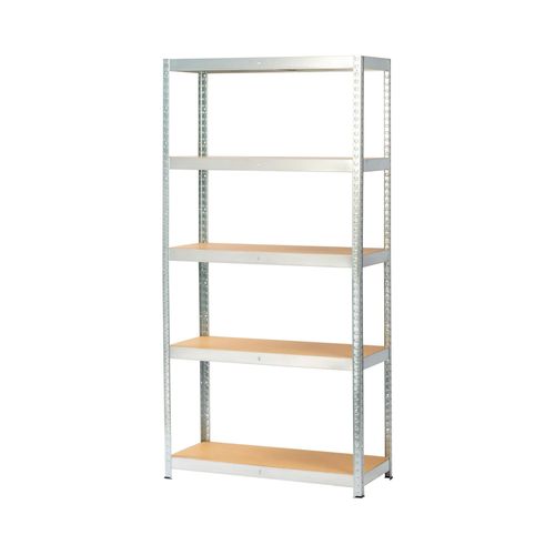 Étagère De Garage En Acier Thermo-Lacqué Goodhome Ryle H. 180 X L. 90 X P. 40 Cm