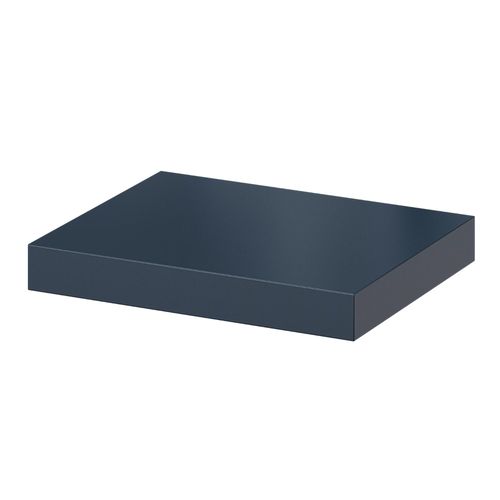 Tablette Murale Avec Fixation Invisible Goodhome Cusko Bleu Foncé 30 Cm