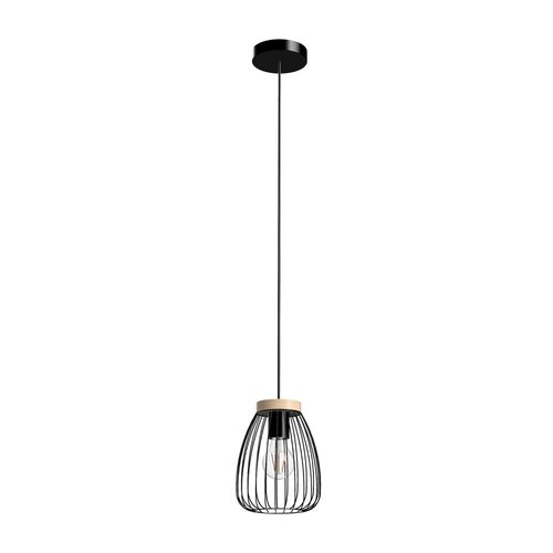 Suspension Cornago E27 Ip20 40w Ø17xh.19,7cm Noir Eglo