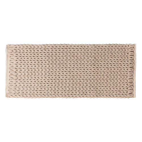 Tapis de salle de bains L.120 x l.50 cm 5Five gamme Colorama coloris beige