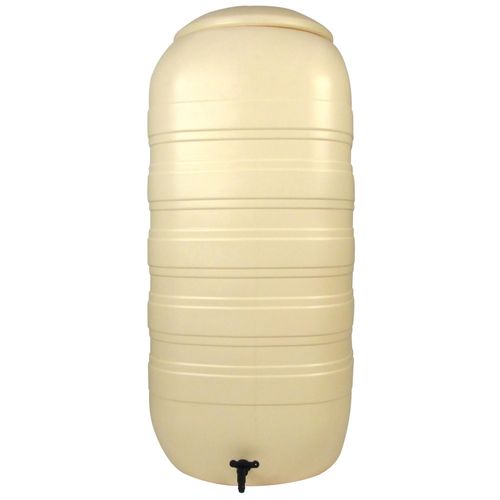 Récupérateur d'eau de pluie 250L Nature coloris beige L.50 x l.50 x H.121 cm