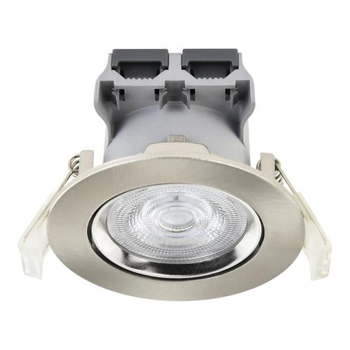 Spot À Led Encastrable Et Connecté Myko Chromé Dimmable 520lm Ø80cm Goodhome Tolson