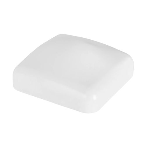 Chapeau Pour Poteau Arrondi Pvc Blanc