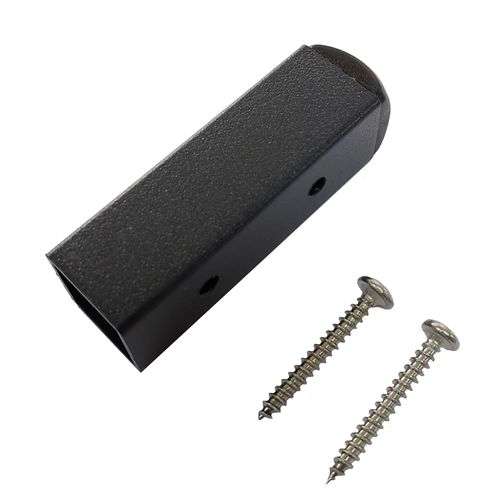 Butée De Portillon Taupe En Aluminium