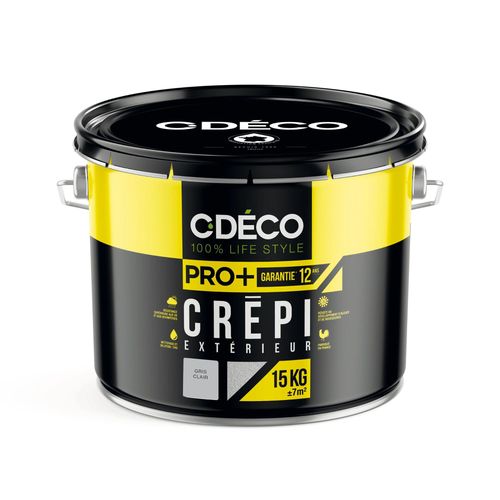 Crépi extérieur CDECO Gris Clair Pro 15kg