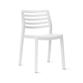 Chaise De Jardin Wind Polypropylène Blanc L.50,4 X P.54,6 X H.78,4 Cm