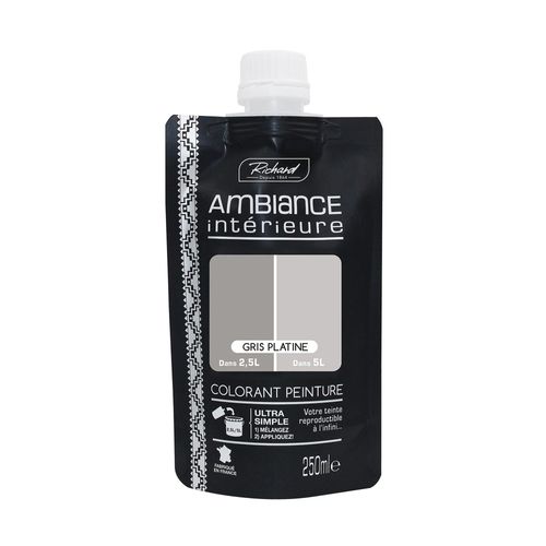 Colorant pour peinture Doypack Ambiance intérieure gris platine 250ml