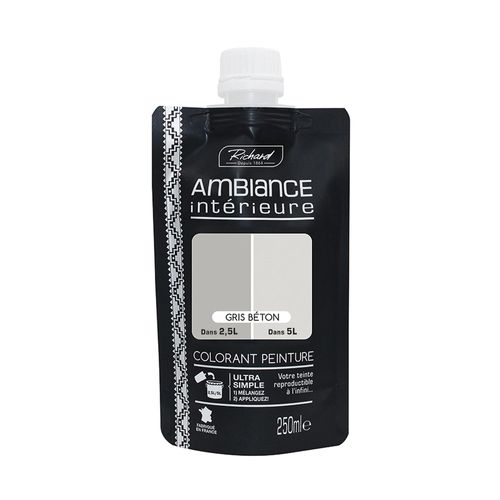 Colorant pour peinture Doypack Ambiance intérieure gris béton 250ml