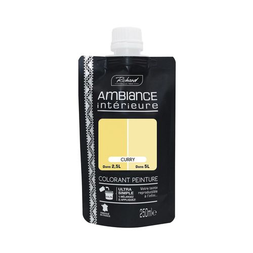 Colorant pour peinture Doypack Ambiance intérieure jaune curry 250ml
