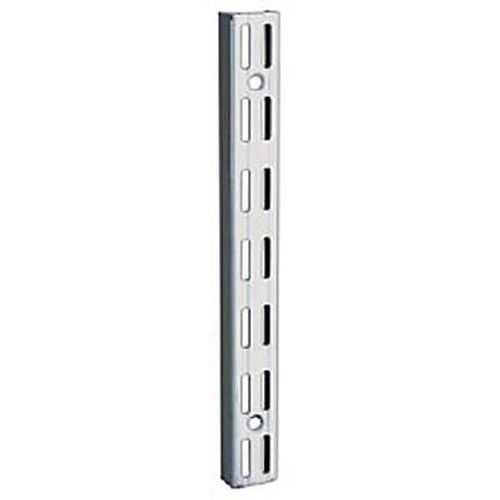 6 crémaillères simple acier blanc 200 cm