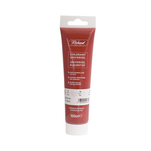 Colorant universel pour peinture rouge vif 100ml