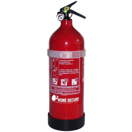 Extincteur poudre ABC 2 kg Lifebox avec manomètre