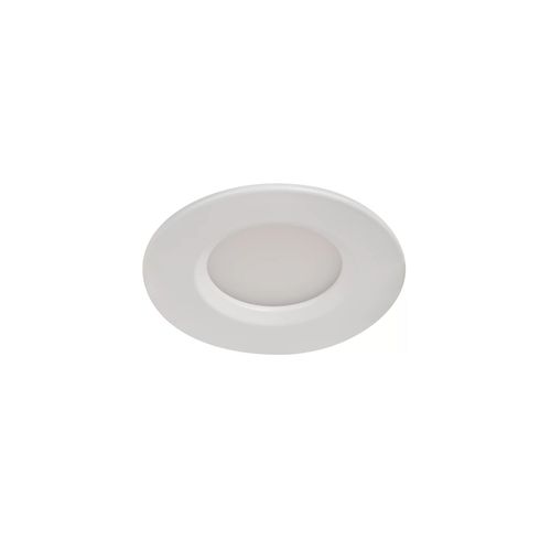 Spot Encastrable Etana Led Intégrée Blanc Chaud Ip65 410lm 4.7w Ø8.5cmxh.3.1cm Métal Blanc Goodhome