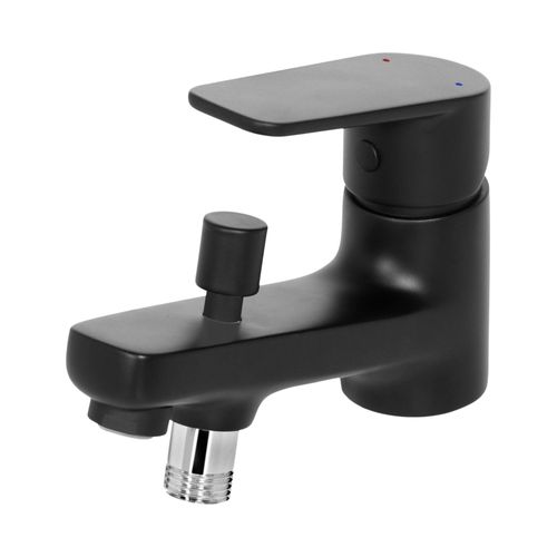 Mitigeur bain/douche monotrou, noir, GoodHome Aisai