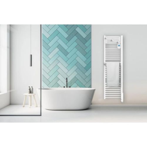 Sèche-serviette électrique à inertie fluide Noirot Actibain compact 500W