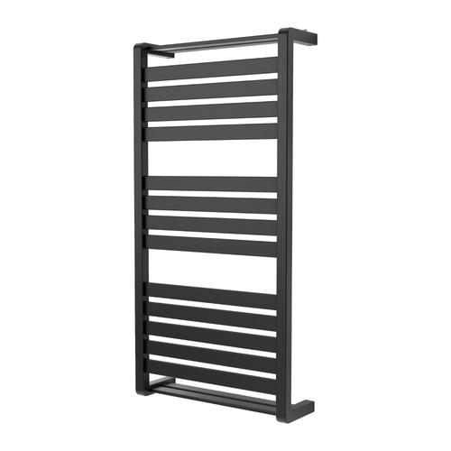 Sèche-serviettes eau chaude en acier GoodHome Loreto vertical anthracite 546 W