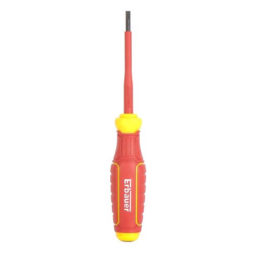 Tournevis d'électricien VDE plat SL75 x 3.5 mm Erbauer