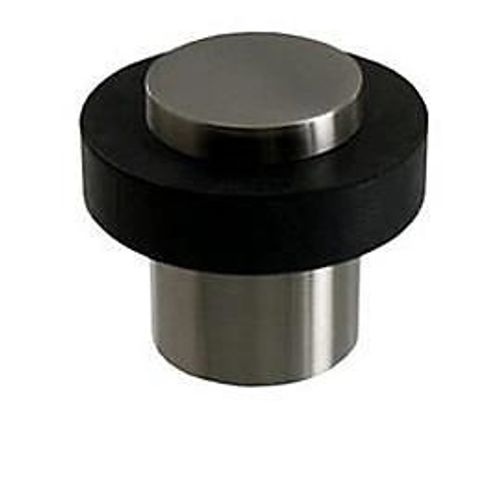 Butoir de porte DIALL zamak nickelé inox Ø3,2 cm