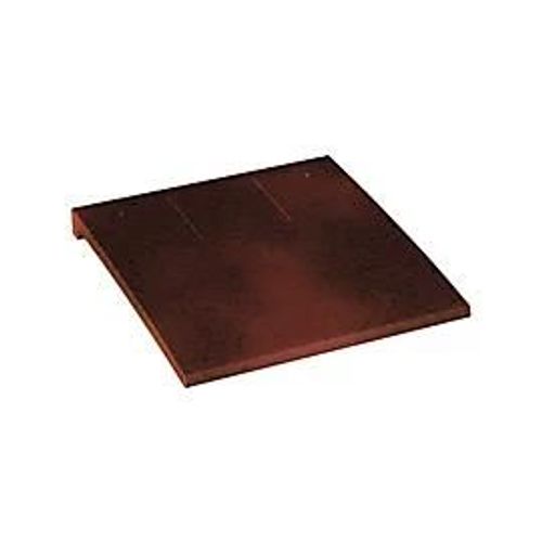 Demi tuile Plate de Pays rouge vieilli
