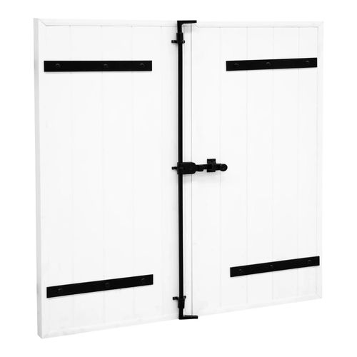 Volet battant 2 vantaux Fortia en PVC coloris blanc l.100 x H.135 x Ép.3,5 cm