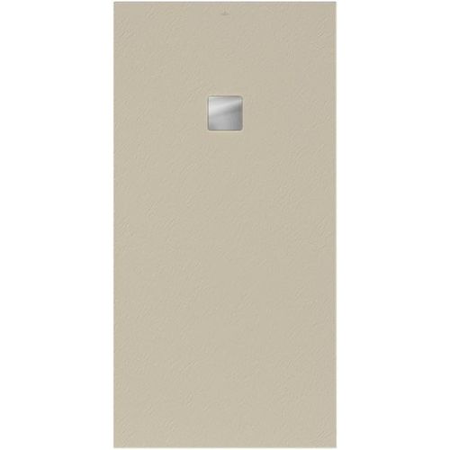 Receveur de douche 90 x 180 cm en acrylique, crème texturé, Villeroy & Boch Exklusive