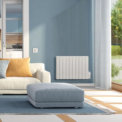 Radiateur électrique connecté à inertie fluide Deltacalor Monza 1800W