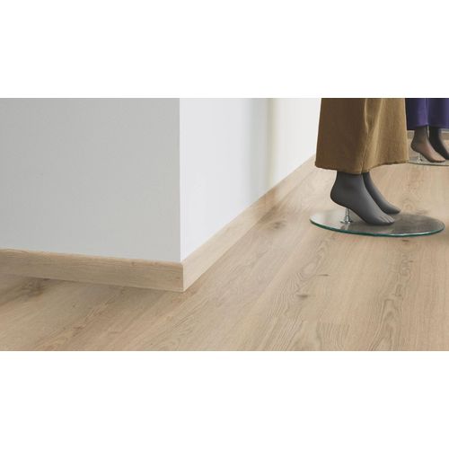 Lot de 5 plinthes Ultimate coloris beige naturel 195x6cm