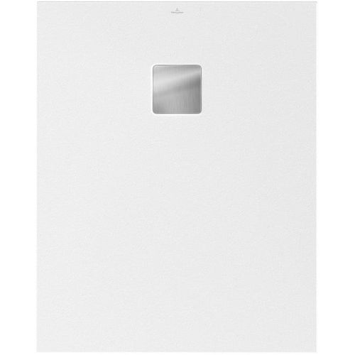 Receveur de douche 80 x 90 cm en acrylique, blanc mat, Villeroy & Boch Exklusive