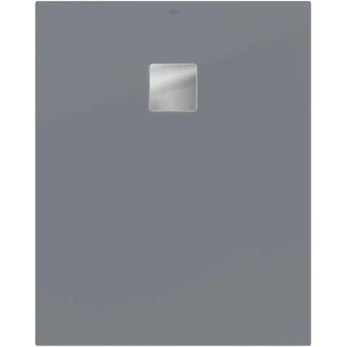 Receveur de douche 90 x 100 cm en acrylique, gris mat, Villeroy & Boch Exklusive