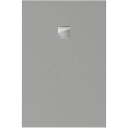 Receveur de douche 80 x 170 cm en acrylique, gris texturé, Villeroy & Boch Exklusive