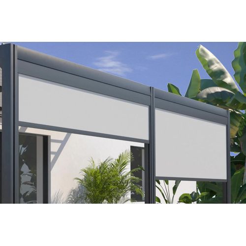 Store Brise Vue Manuel Frontal 3m Pour Pergola Bioclimatique