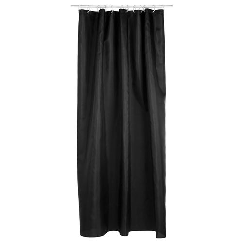 Rideau de douche coloris noir L.180xH.200 cm, 5Five