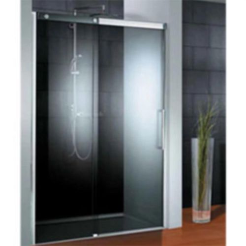 Porte de douche anthracite coulis. droite anticalcaire 140 cm, Schulte Manhattan