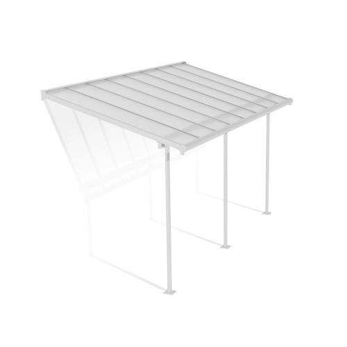 Pergola Adossée Sierra Palram Canopia Aluminium Blanc 2.2 X 4.5 Cm
