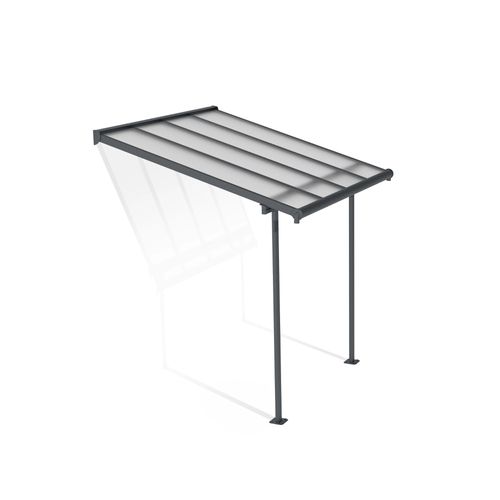 Pergola Adossée Sierra Palram Canopia Aluminium Gris 2.2 X 2.3 Cm