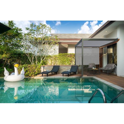 Store Latéral Manuel Pour Pergola Salto Adossée L. 2,98m