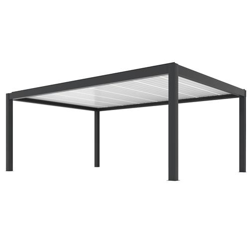 Pergola Bioclimatique Autoportante Summer L.6 X L.4m Gris