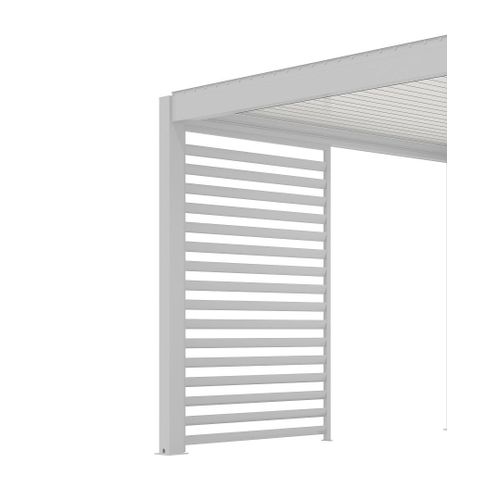 Claustra Pour Pergola Proloisirs 3m De Côté Blanc