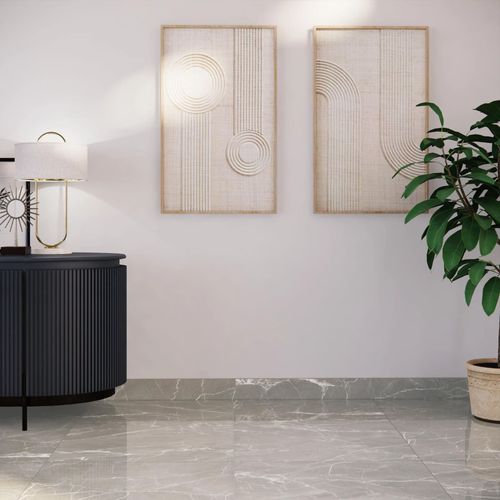 Lot de 4 plinthes Aruma gris 7,5 x 60 cm GoodHome